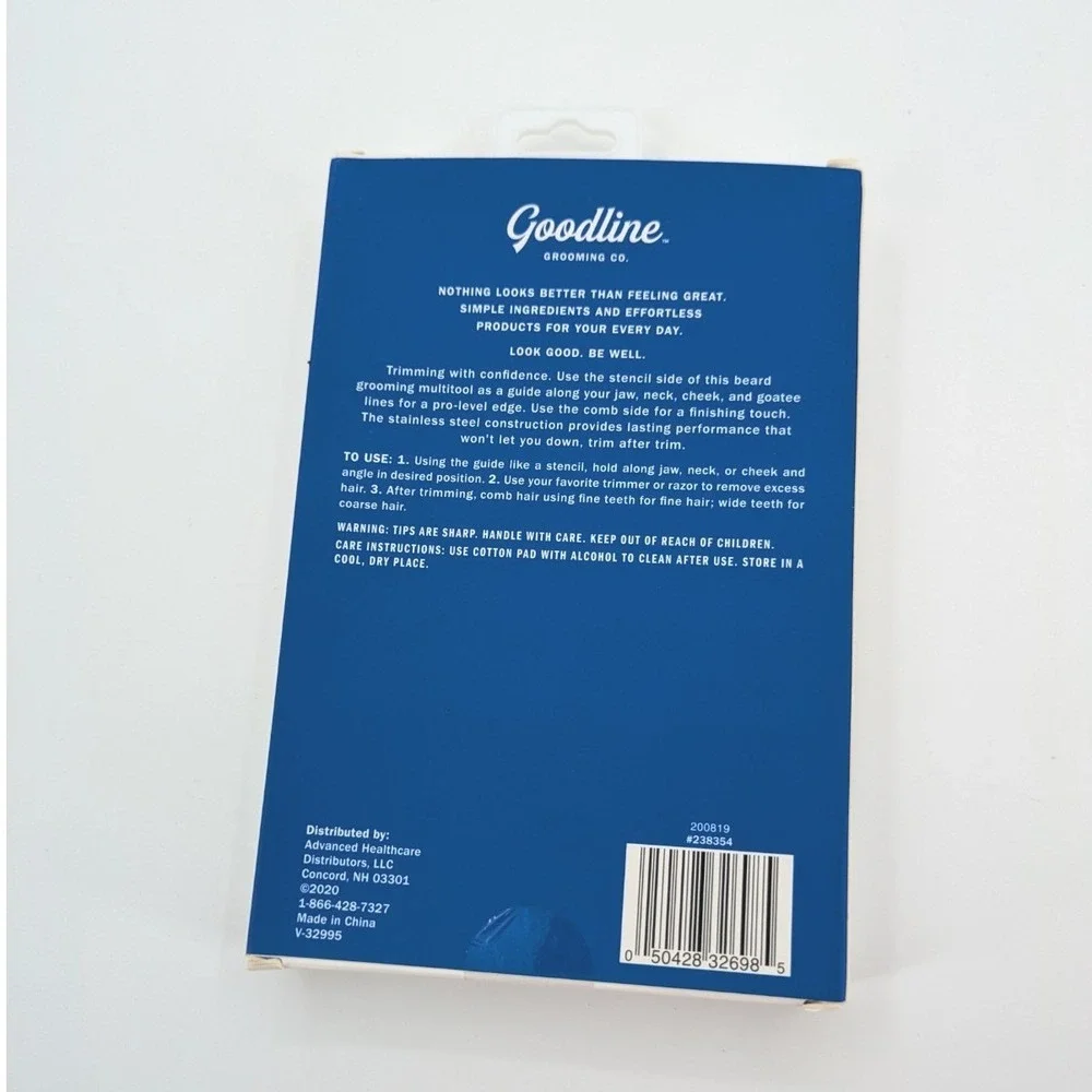 Goodline Grooming Co. Grooming Multitool - 2-in-1 Beard Trimming‎ Guide